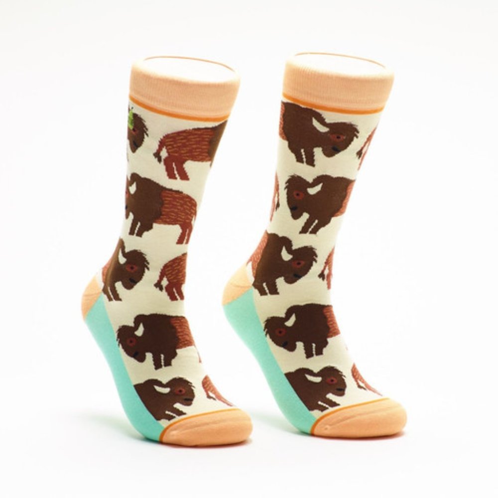 Bison Crew Socks - Picture 3 of 4